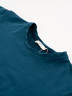 Свитшот свободного кроя с боковыми разрезами цвета Ниагара