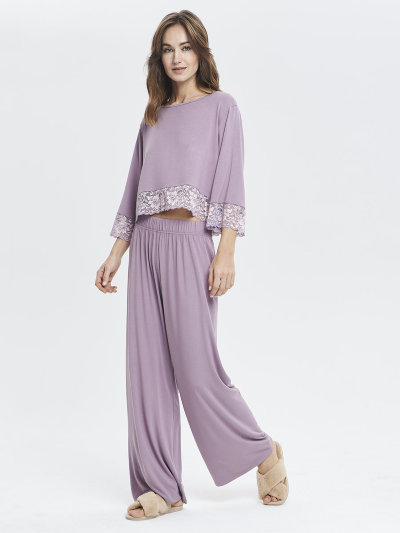 Домашние брюки цвета Лаванда
