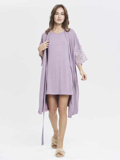 Халат цвета Лаванда