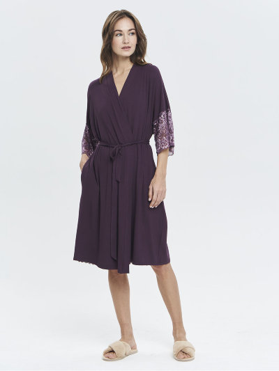 Халат цвета Марсала