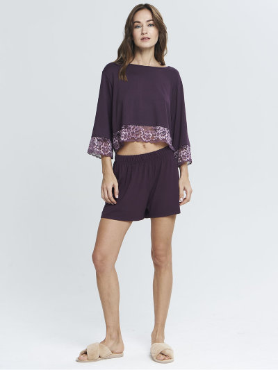 Шорты цвета Марсала