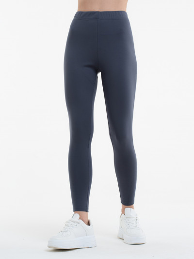 Леггинсы  из вискозного трикотажа цвета Антрацит