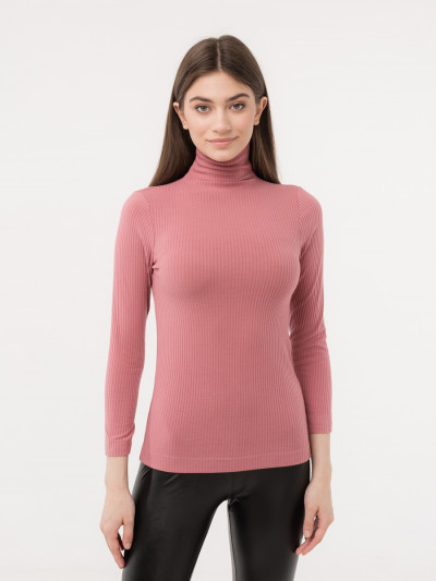 Водолазка розовая