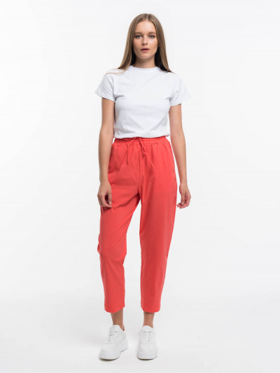 Брюки прямые цвет Коралл